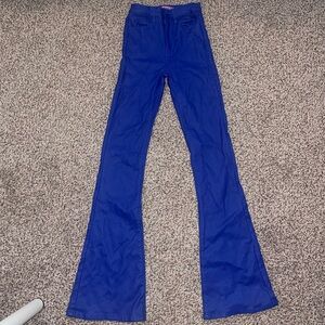 Edikted blue leather pants